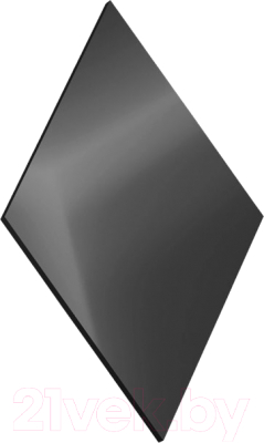 Зеркальная стеновая панель MirrorWall Ромб 2.0 мини (черный)