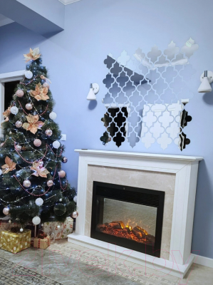 Зеркальная стеновая панель MirrorWall Стамбул мини (серебристый)