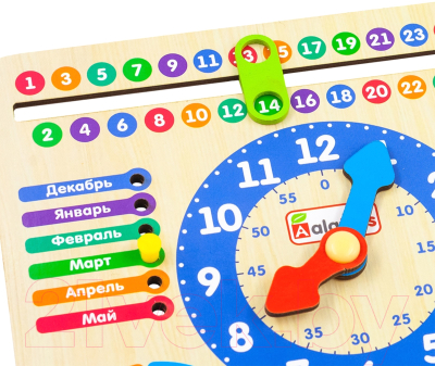 Изображение товара Бизиборд Alatoys Календарь. Времена года / 9537215