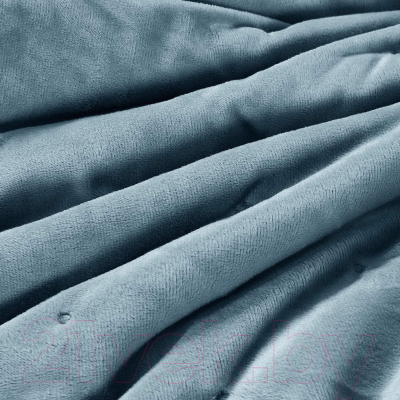 Набор текстиля для спальни Sofi de Marko Иоланта 240х260 / Пок-Ио-Г-240х260 (голубой)