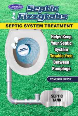 CustomBio Septic Fizzytabs (3 таблетки) Биоактиватор купить в Минске ...