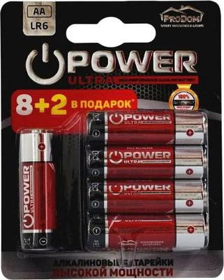 Комплект батареек ProDom AA AA/LR6 / 3124449 (10шт) - 