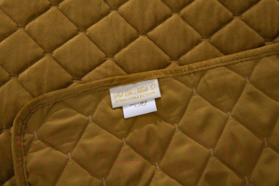 Набор текстиля для спальни Sofi de Marko Натаниэль 240х260 / Пок-Нт-240х260гр (горчичный)