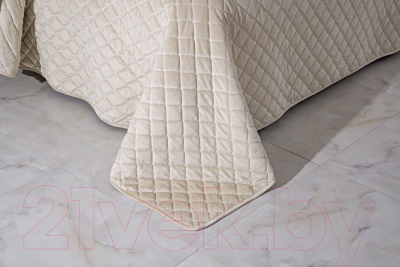 Набор текстиля для спальни Sofi de Marko Натаниэль 240х260 / Пок-Нт-240х260кр (крем)