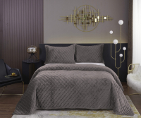 Набор текстиля для спальни Sofi de Marko Натаниэль 240х260 / Пок-Нт-240х260м (мокко) - 