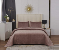 Набор текстиля для спальни Sofi de Marko Фердинанд 240х260 / Пок-Фмк-240х260 (мокко) - 