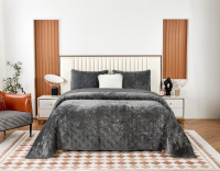 Набор текстиля для спальни Sofi de Marko Розалин 240х260 / Пок-Рз-240х260ст (стоун) - 