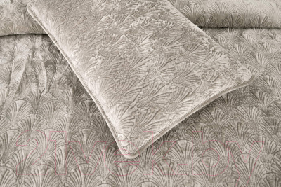 Набор текстиля для спальни Sofi de Marko Розалин 240х260 / Пок-Рз-240х260бж (бежевый)