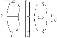 

Тормозные колодки, 0986494241