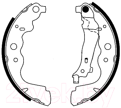 

Тормозные колодки Bosch, 0986487754