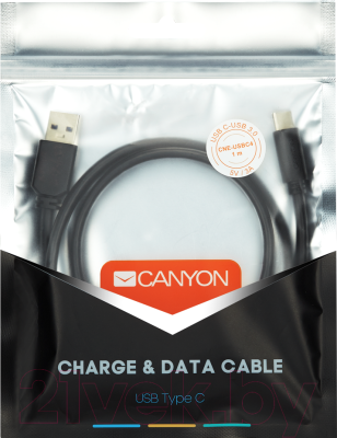 Кабель Canyon USB Type С UC-2 / CNE-USBC2B