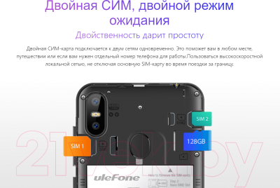 Смартфон Ulefone S10 Pro (синий)