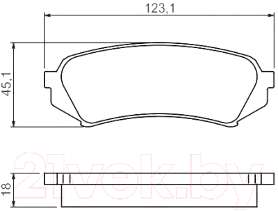 

Тормозные колодки Bosch, 0986424641