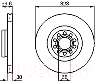 

Тормозной диск Bosch, 0986479060