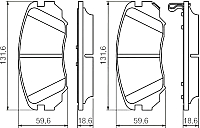 

Тормозные колодки, 0986494279