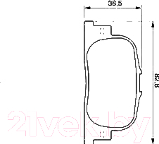 

Тормозные колодки Bosch, 0986424730