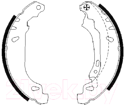 

Тормозные колодки Bosch, 0986487556