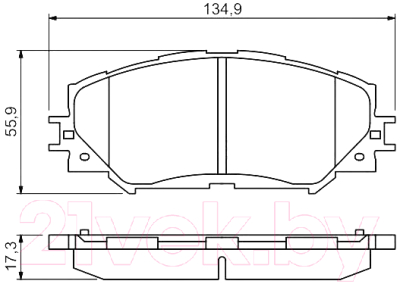 

Тормозные колодки Bosch, 0986494240