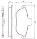 Миниатюра изображения товара Тормозные колодки Bosch 0986424415