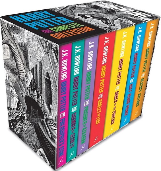 Набор книг Bloomsbury Harry Potter. 7 Box Set. Adult PB мягкая обложка
