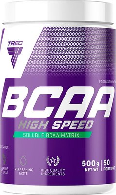 Аминокислоты BCAA Trec Nutrition High Speed (500г, кактус) - 