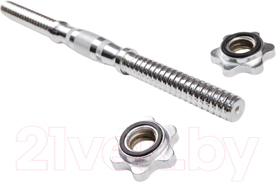 Изображение товара Гриф для гантели Ametist С железной ручкой бочонком 25x450мм (1.7кг, полнотелый)