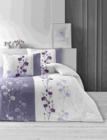 Комплект постельного белья Efor Ranforce Floral Violet евро / PB2021-M - 