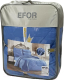 Комплект постельного белья с одеялом Efor Satin A.Mavi / PB2329-M (голубой) - 