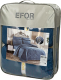 Комплект постельного белья с одеялом Efor Satin Mavi / PB2338-M (синий) - 