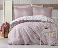 Комплект постельного белья Efor Saten Rodisa Pink V1 евро / PB2206-M - 