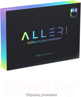Комплект постельного белья Alleri Сатин Premium семейный / СП-275