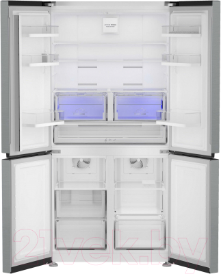 Холодильник с морозильником Hotpoint HFP4 625I X