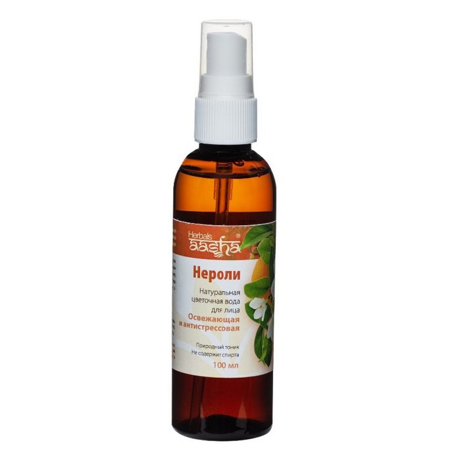 Спрей для лица Aasha Herbals Вода цветочная Нероли (100мл)