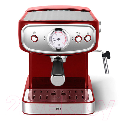 Кофеварка эспрессо BQ CM1006 (красный/стальной)