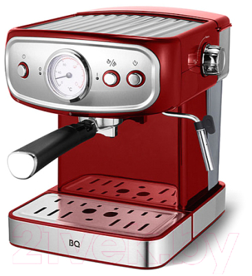 Кофеварка эспрессо BQ CM1006 (красный/стальной)