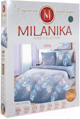 Комплект постельного белья Milanika Ловец снов 2.0сп (бязь)