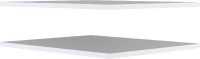 Комплект полок для корпусной мебели Black Red White Mobi POL/50/56 (2шт, белый) - 