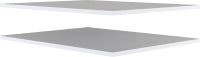 Комплект полок для корпусной мебели Black Red White Mobi POL/75/56 (2шт, белый) - 