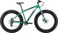Велосипед STARK Fat 27.3 HD 2024 (20, зеленый/черный/белый) - 