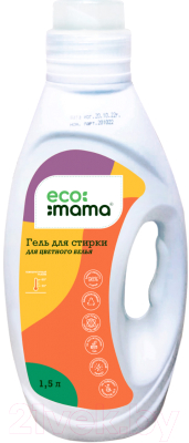 Гель для стирки Ecomama Для цветного белья (1.5л)