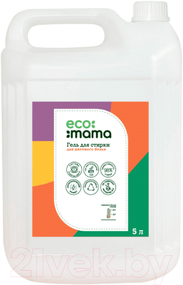 Гель для стирки Ecomama Для цветного белья (5л)