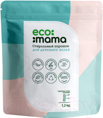 Стиральный порошок Ecomama Для детского белья (1.2кг)