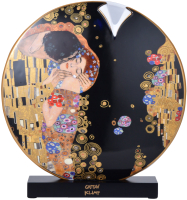 Ваза Goebel Artis Orbis Gustav Klimt Поцелуй / 67-062-67-1 (черный) - 