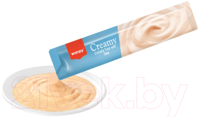 Изображение товара Лакомство для кошек Wanpy Cat Нежное пюре из тунца (25x14г)