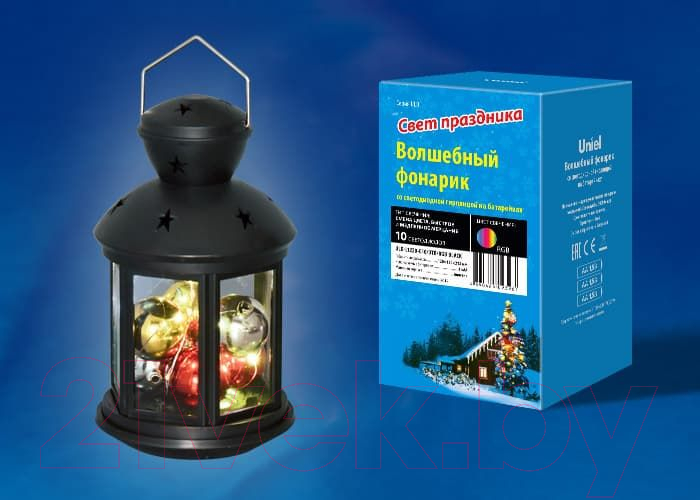 Световая фигурка Uniel ULD-L1220-010/DTB/RGB Black / UL-00002309 — фото 4