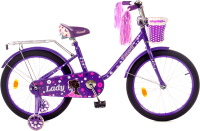 Детский велосипед FAVORIT LAD-20PR (фиолетовый) - 