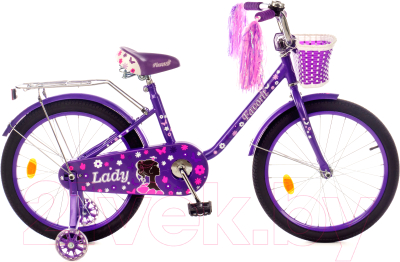 Детский велосипед FAVORIT LAD-20PR (фиолетовый)