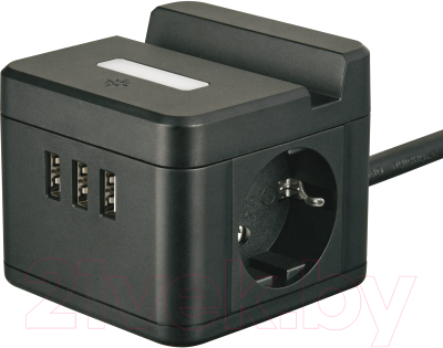 Удлинитель Uniel S-GCD2-1.5SBUH / UL-00011252 (черный)