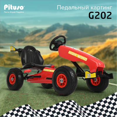 Каталка детская Pituso G202 (красный)