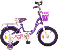 Детский велосипед FAVORIT Butterfly / BUT-14PR (фиолетовый) - 